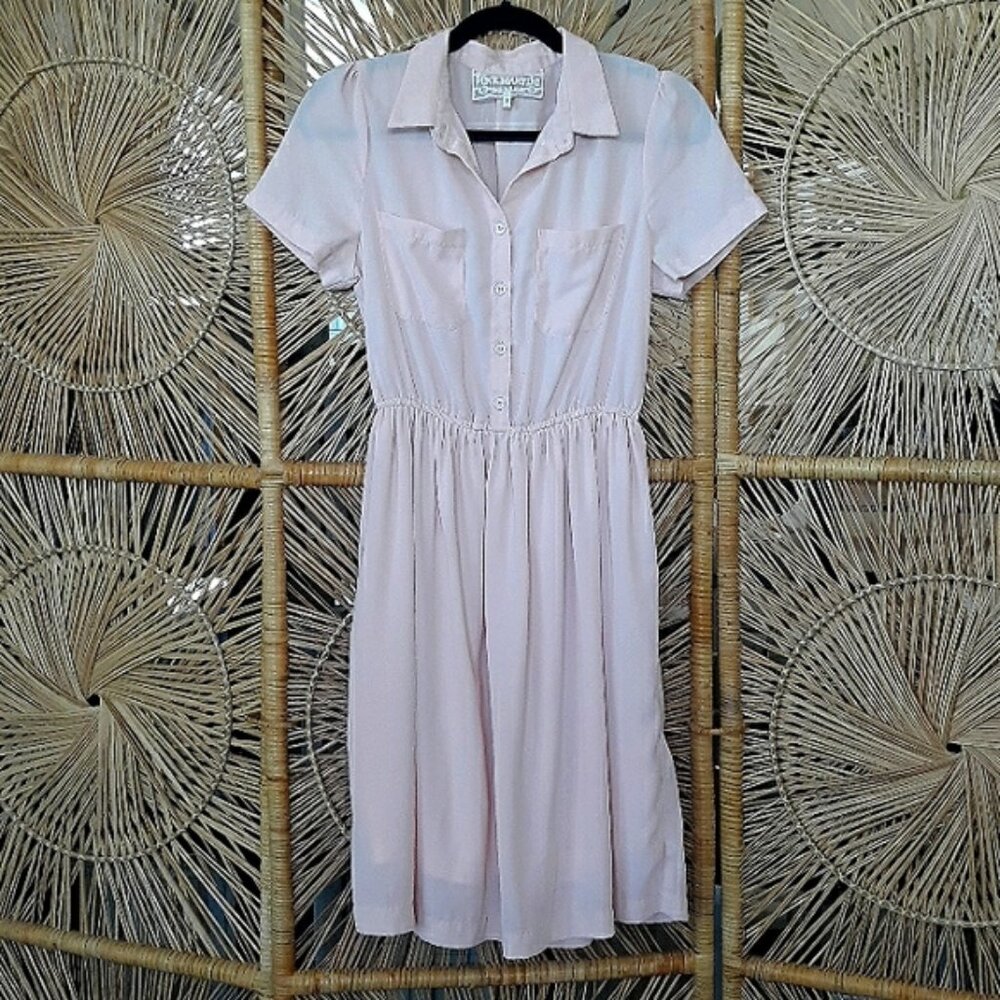 Pink Martini Retro A-Line Dress, Pink
